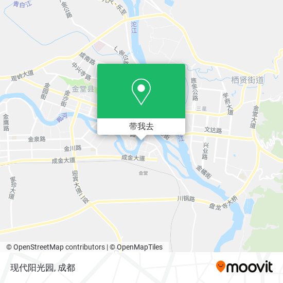 现代阳光园地图