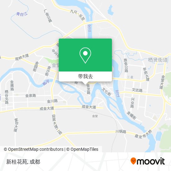 新桂花苑地图