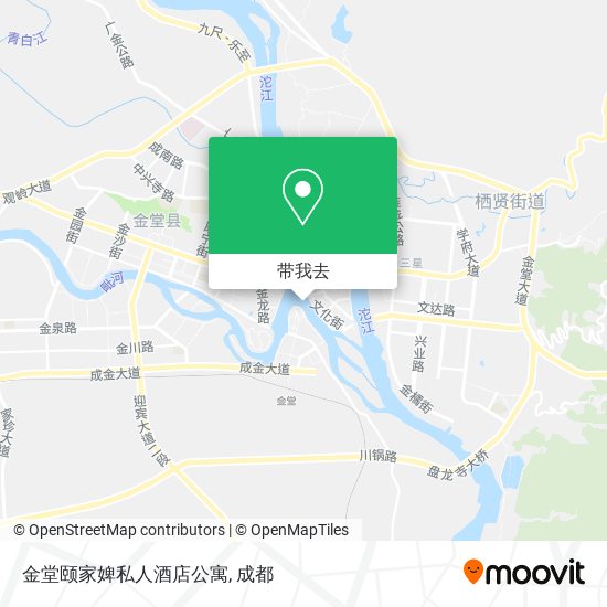 金堂颐家婢私人酒店公寓地图