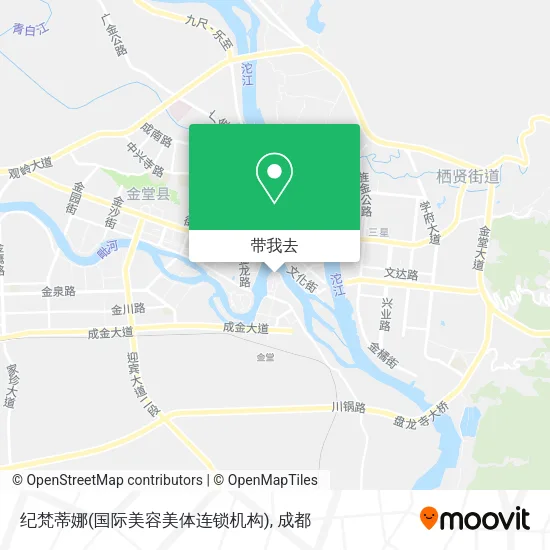 纪梵蒂娜(国际美容美体连锁机构)地图