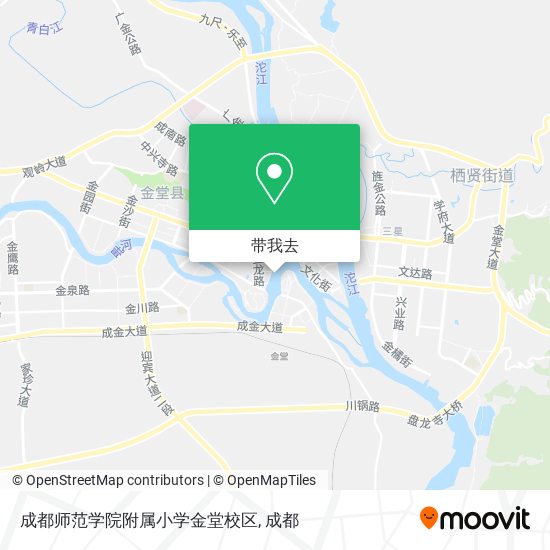 成都师范学院附属小学金堂校区地图