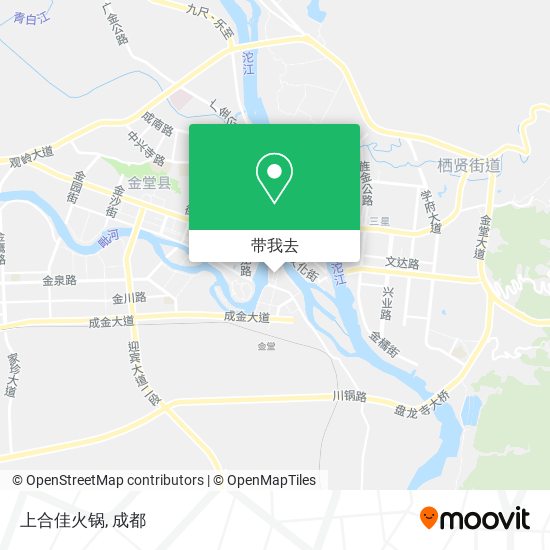 上合佳火锅地图