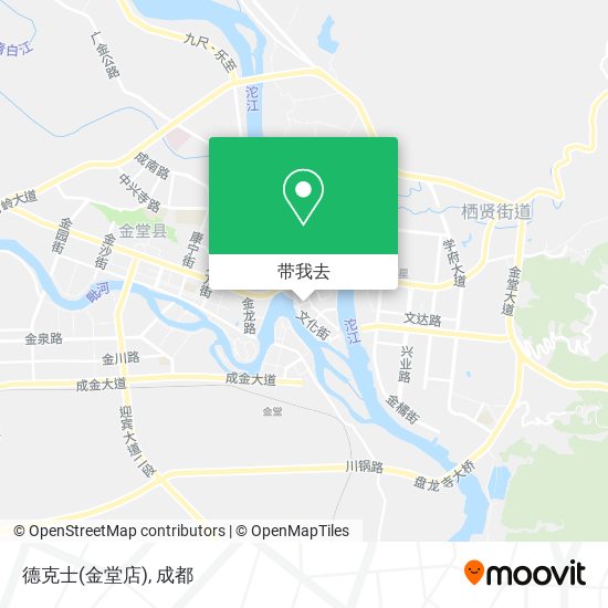 德克士(金堂店)地图