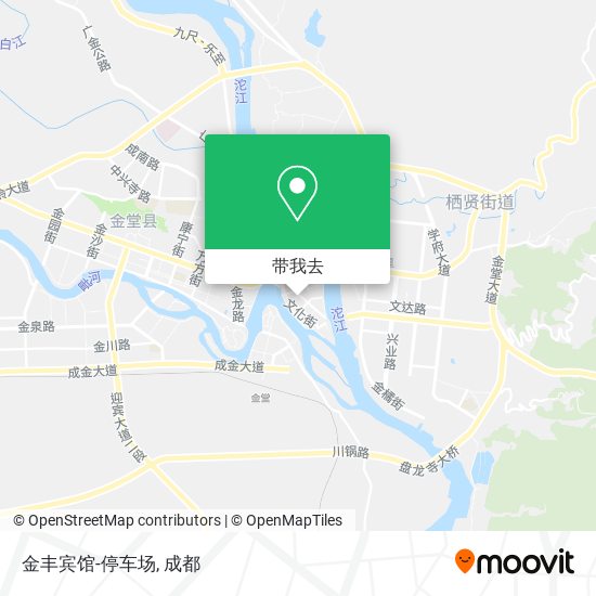 金丰宾馆-停车场地图