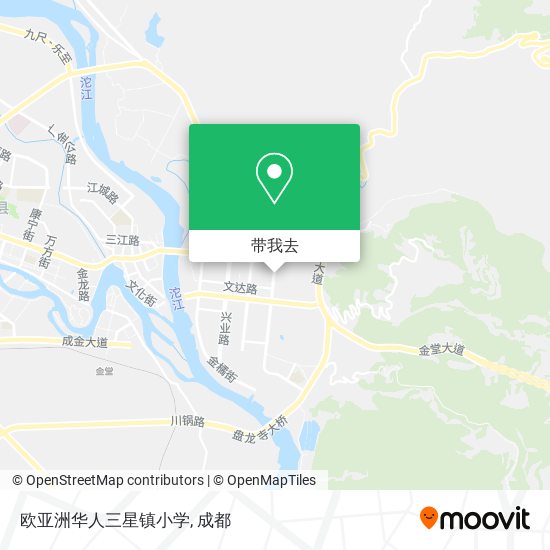 欧亚洲华人三星镇小学地图