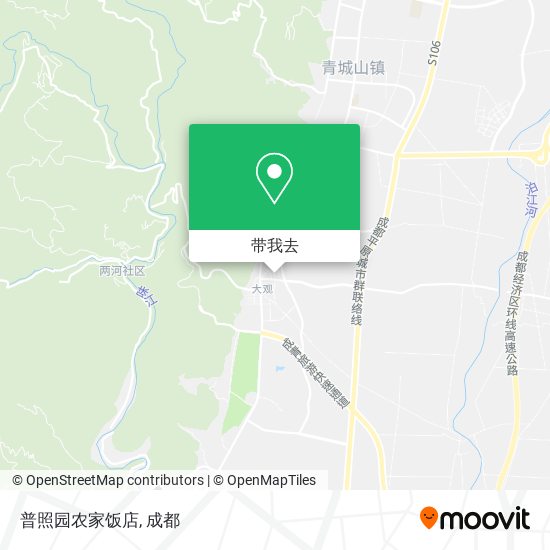 普照园农家饭店地图