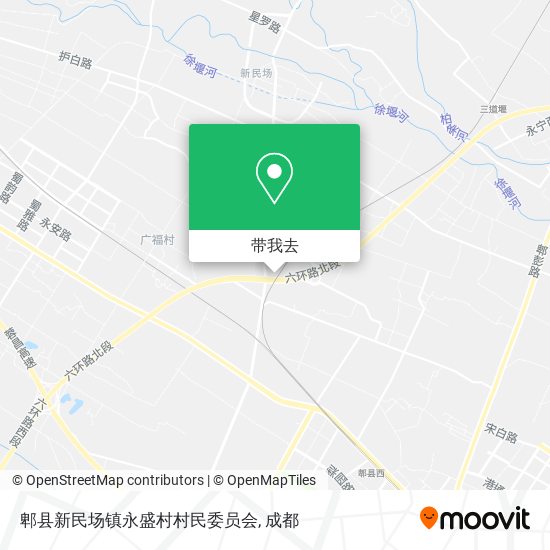 郫县新民场镇永盛村村民委员会地图