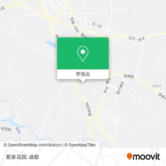 蔡家花园地图
