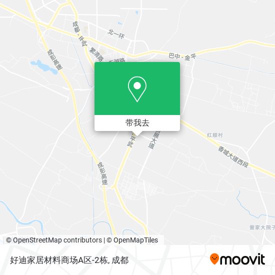好迪家居材料商场A区-2栋地图