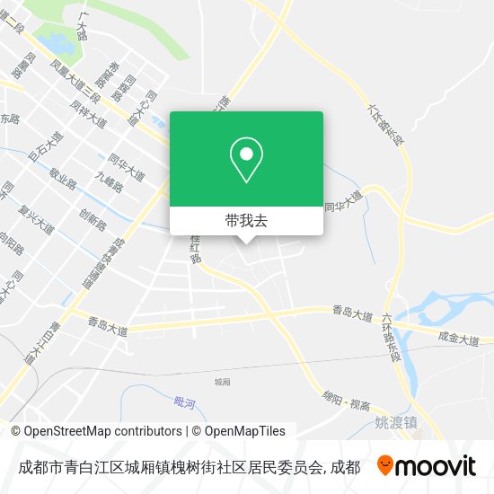 成都市青白江区城厢镇槐树街社区居民委员会地图