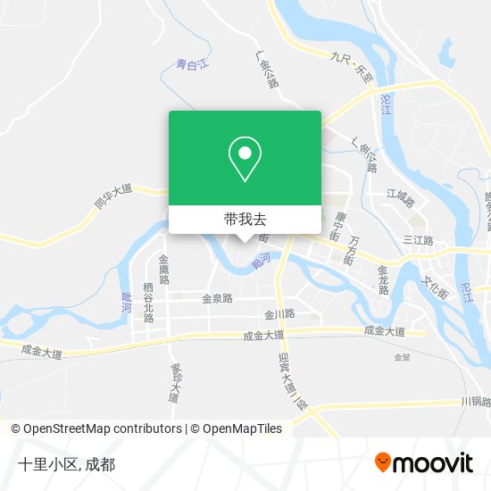 十里小区地图