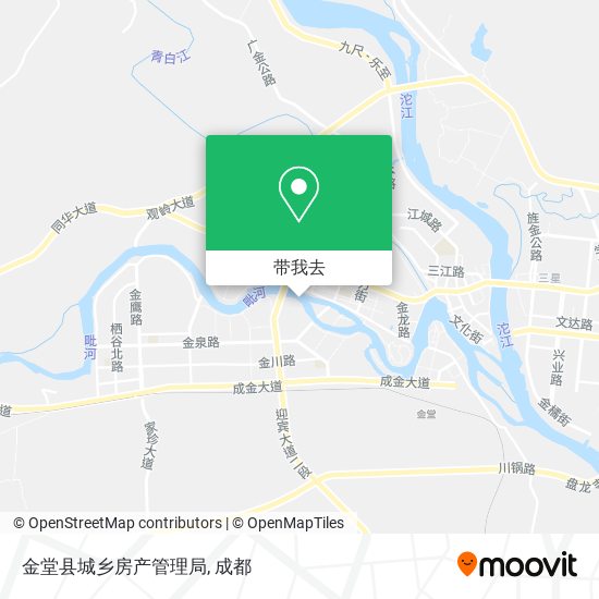 金堂县城乡房产管理局地图