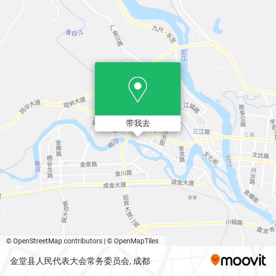 金堂县人民代表大会常务委员会地图