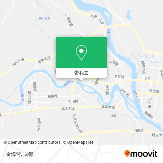 金海弯地图