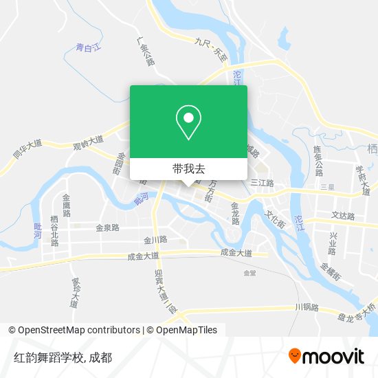 红韵舞蹈学校地图