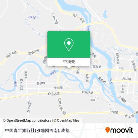 中国青年旅行社(雅馨园西南)地图