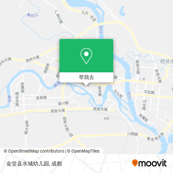 金堂县水城幼儿园地图