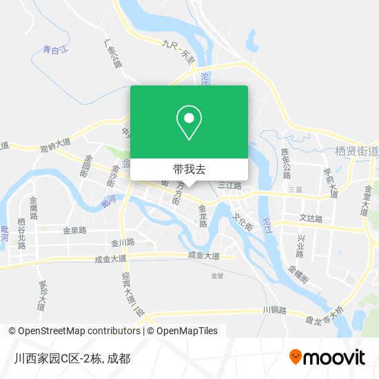 川西家园C区-2栋地图