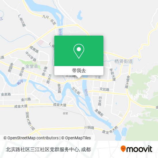 北滨路社区三江社区党群服务中心地图