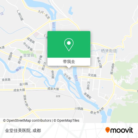 金堂佳美医院地图