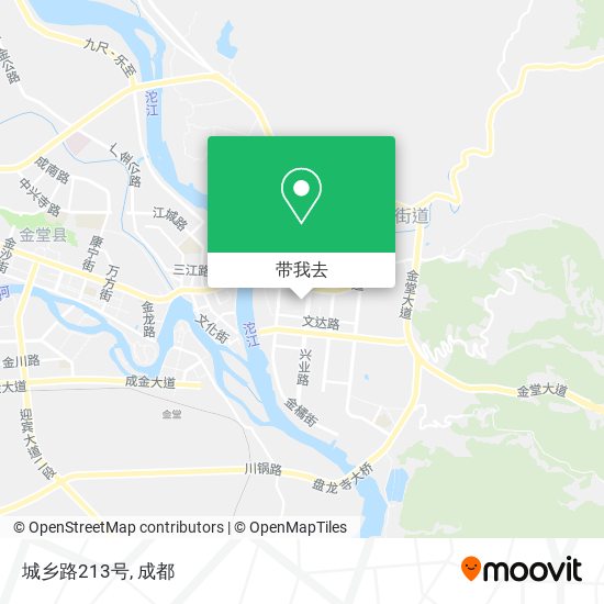 城乡路213号地图