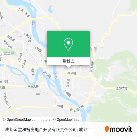 成都金堂和裕房地产开发有限责任公司地图