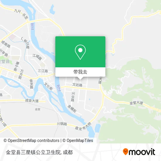 金堂县三星镇公立卫生院地图