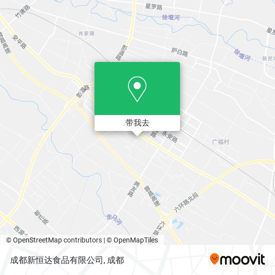 成都新恒达食品有限公司地图