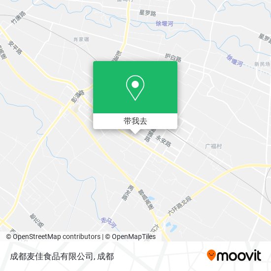 成都麦佳食品有限公司地图