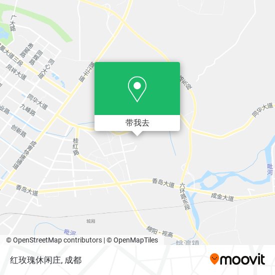 红玫瑰休闲庄地图