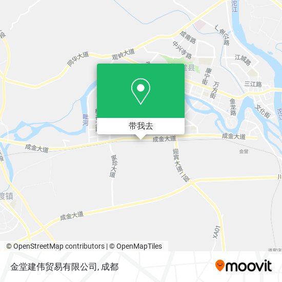 金堂建伟贸易有限公司地图