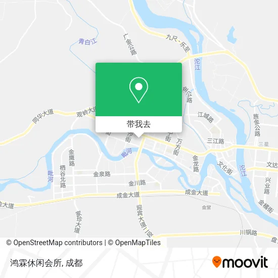 鸿霖休闲会所地图