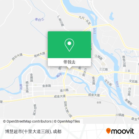 博慧超市(十里大道三段)地图