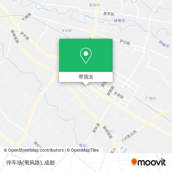 停车场(蜀风路)地图