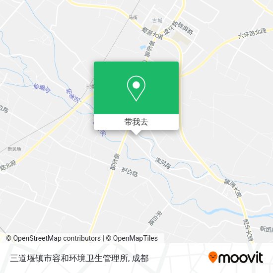 三道堰镇市容和环境卫生管理所地图