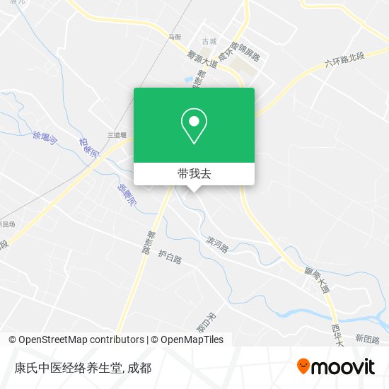 康氏中医经络养生堂地图