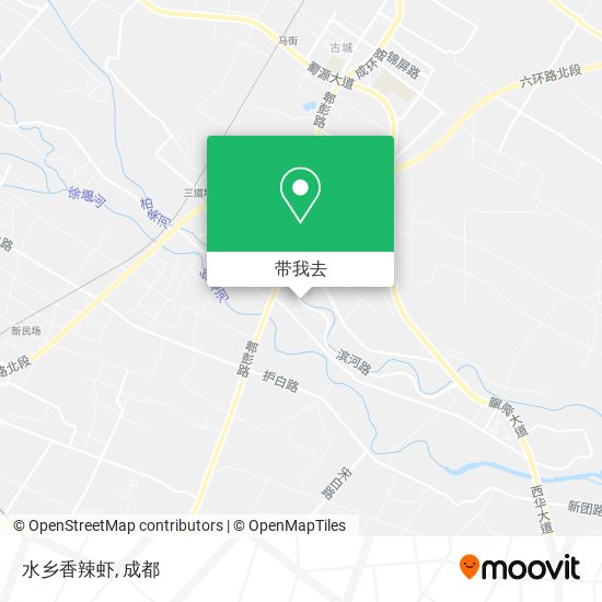 水乡香辣虾地图