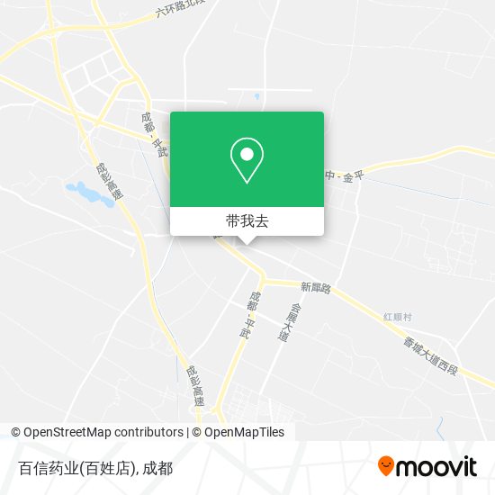 百信药业(百姓店)地图