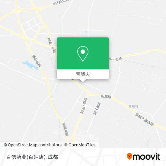 百信药业(百姓店)地图