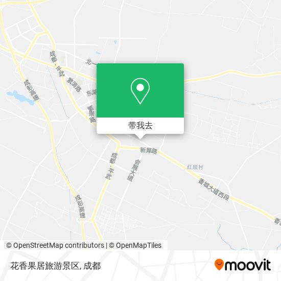 花香果居旅游景区地图