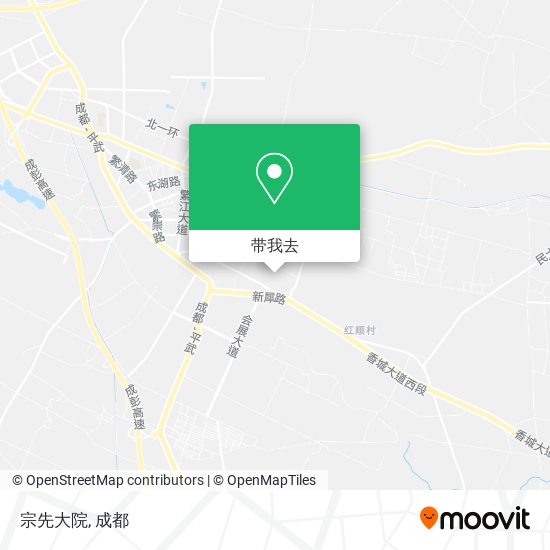 宗先大院地图