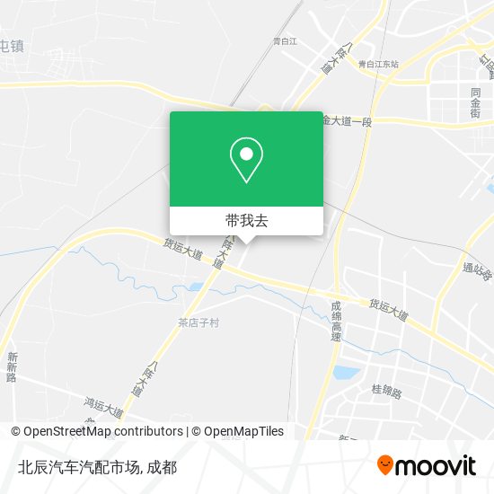 北辰汽车汽配市场地图