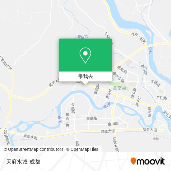 天府水城地图