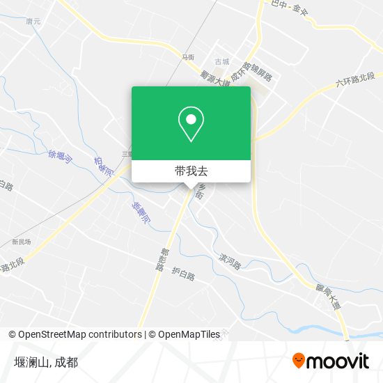 堰澜山地图