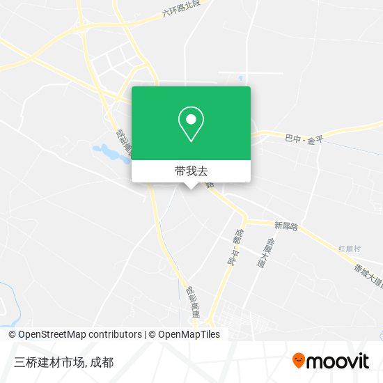 三桥建材市场地图