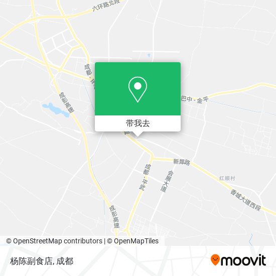 杨陈副食店地图