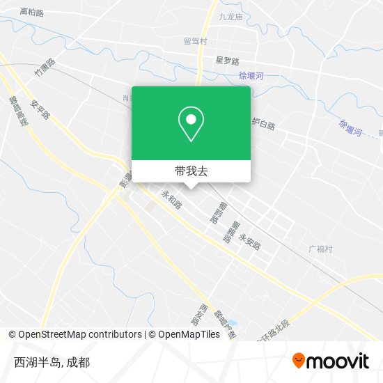 西湖半岛地图