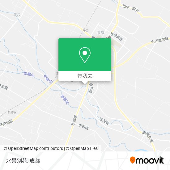 水景别苑地图