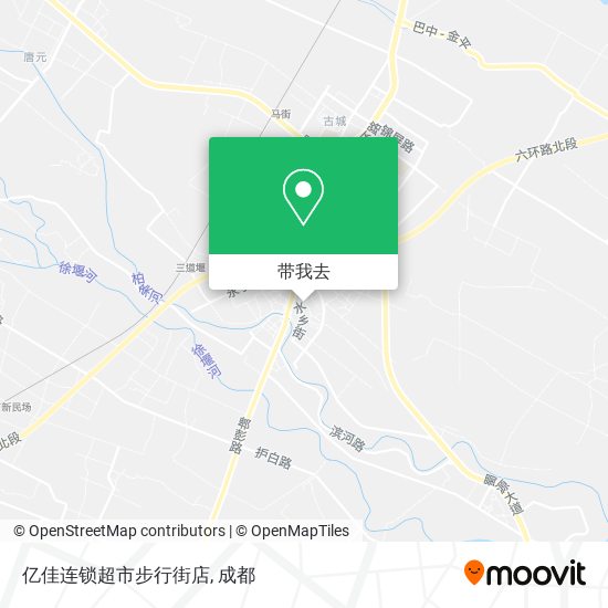 亿佳连锁超市步行街店地图