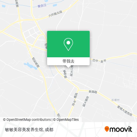 敏敏美容美发养生馆地图